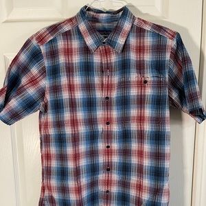 Men’s Patagonia Puckerwear Shirt Red White Blue - Discontinued by Patagonia M